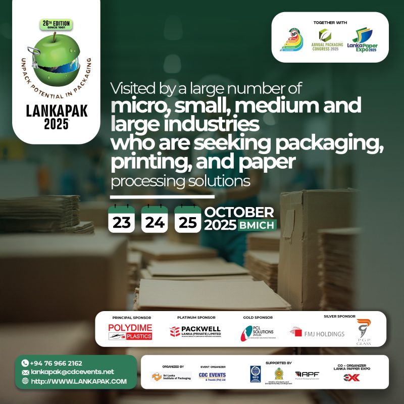 Lankapak 2025 @ BMICH October 24th , 25th & 26th